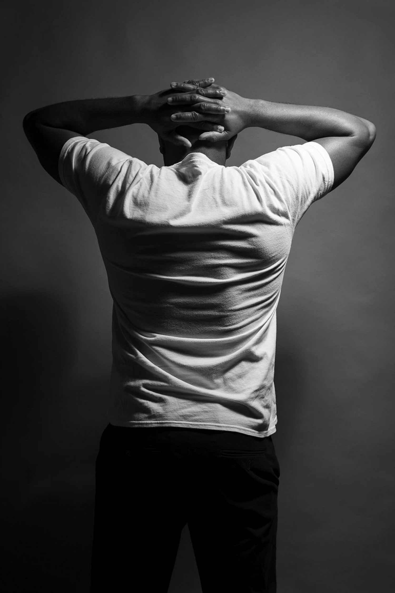 Hands on your Head, Lock your Fingers, 2019, Archival Inkjet Print