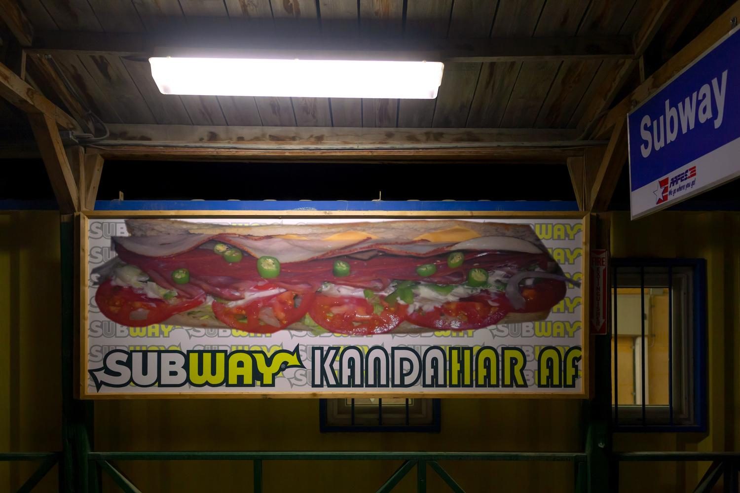 Subway Kandahar, Kandahar Airfield, 2009